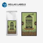 ετικέτες συσκευασίας καφέ